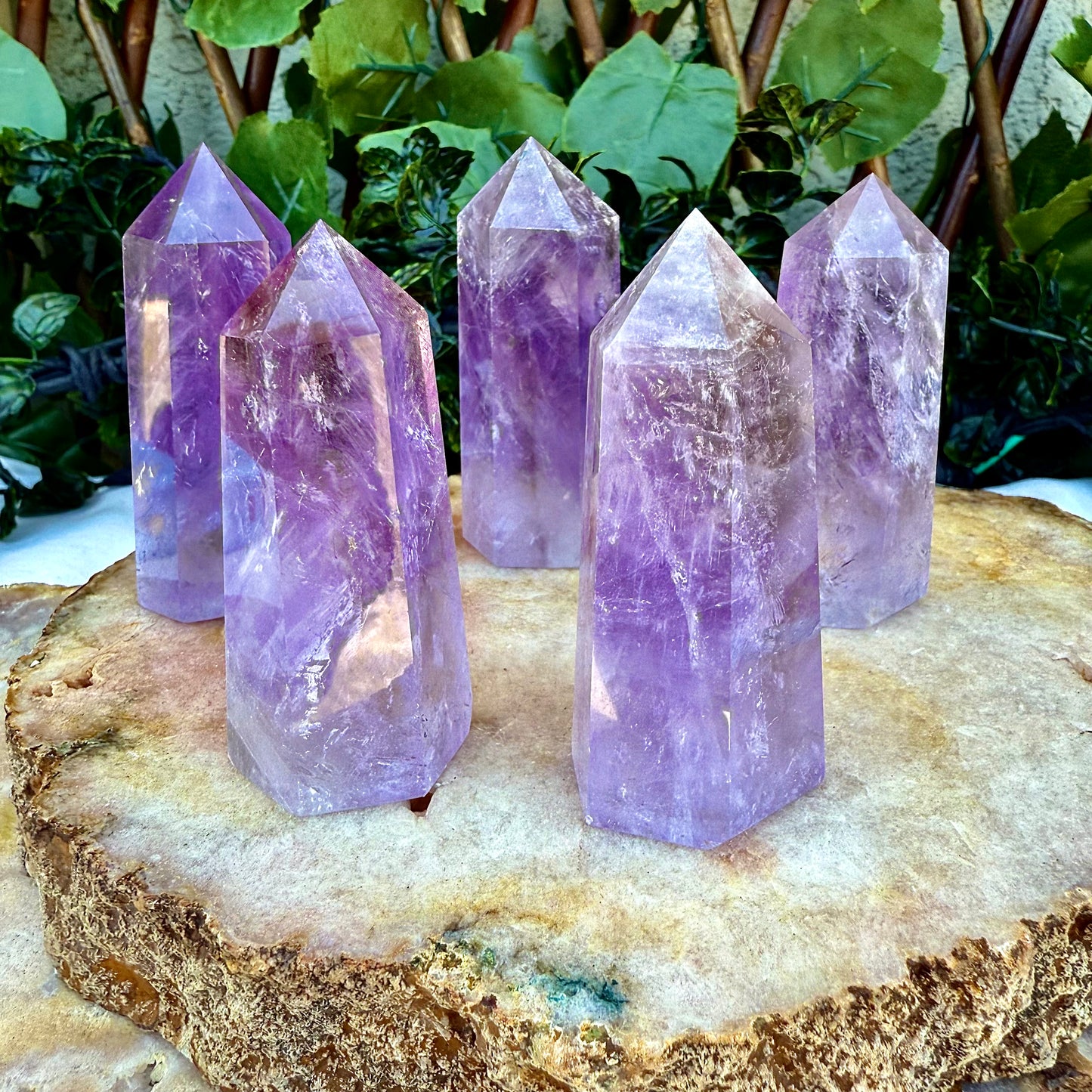 Highest Quality Amethyst Tower, Third Eye Chakra, Stress Relieving