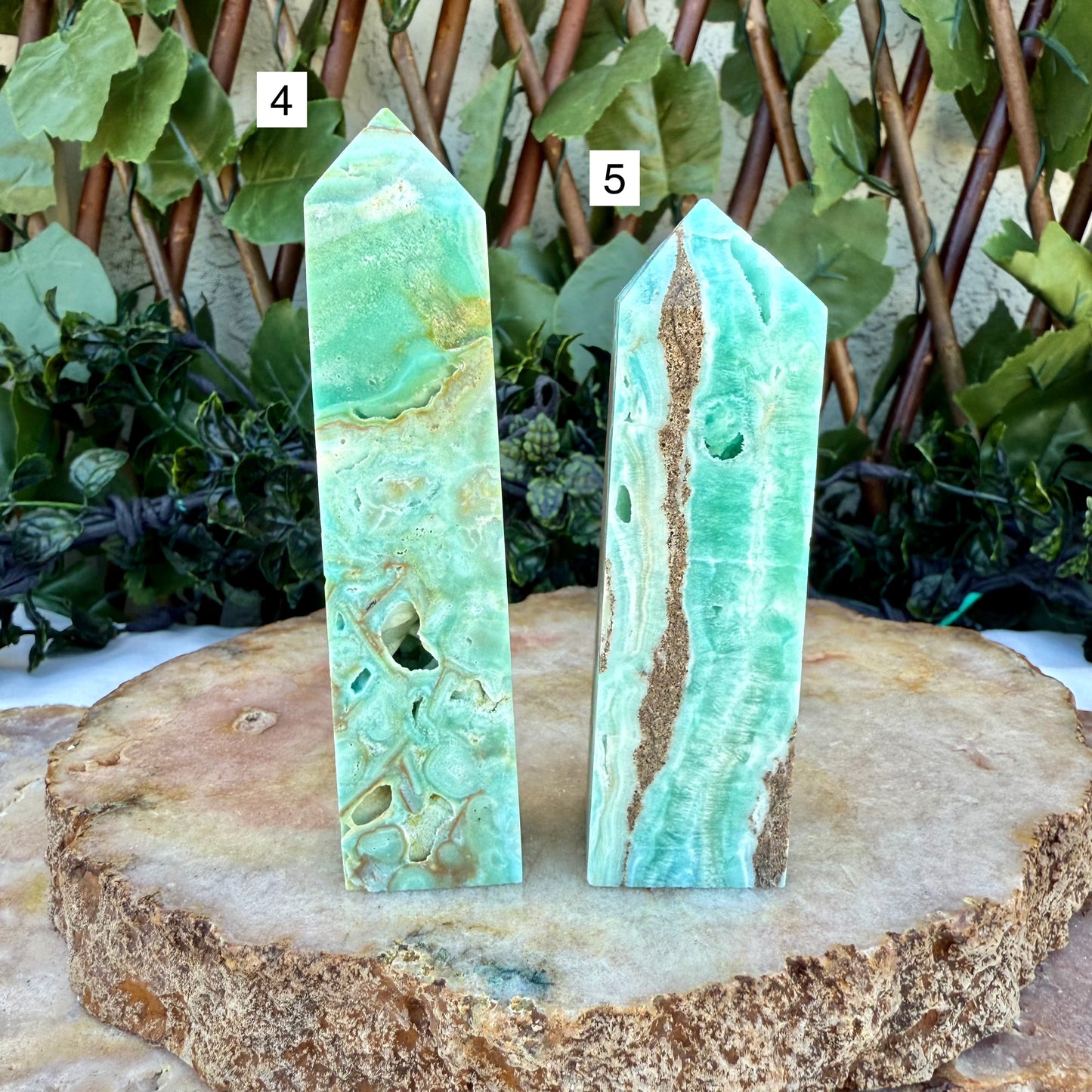 Druzy Caribbean Calcite Tower, Peace & Calming Stone