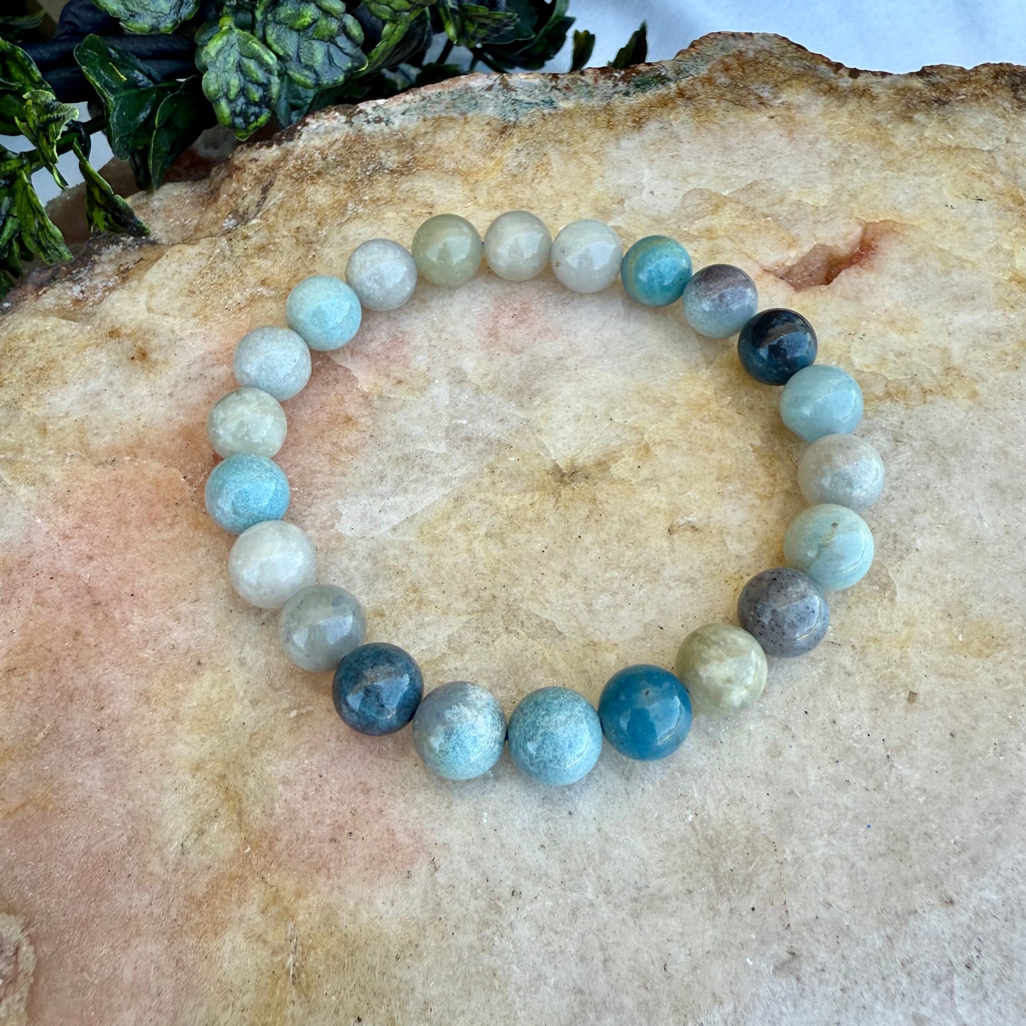 Rare Trolleite 8mm Bracelet, Calming & Positivity Stone