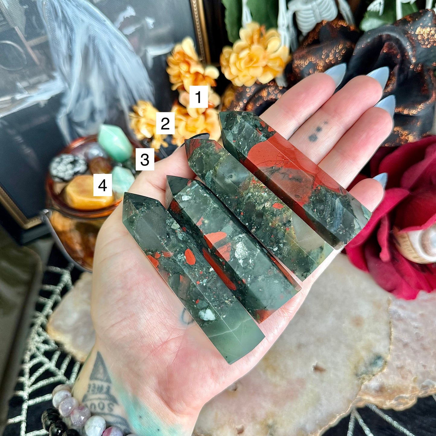 Bloodstone Tower, Courage, Strength & Revitalizing Stone
