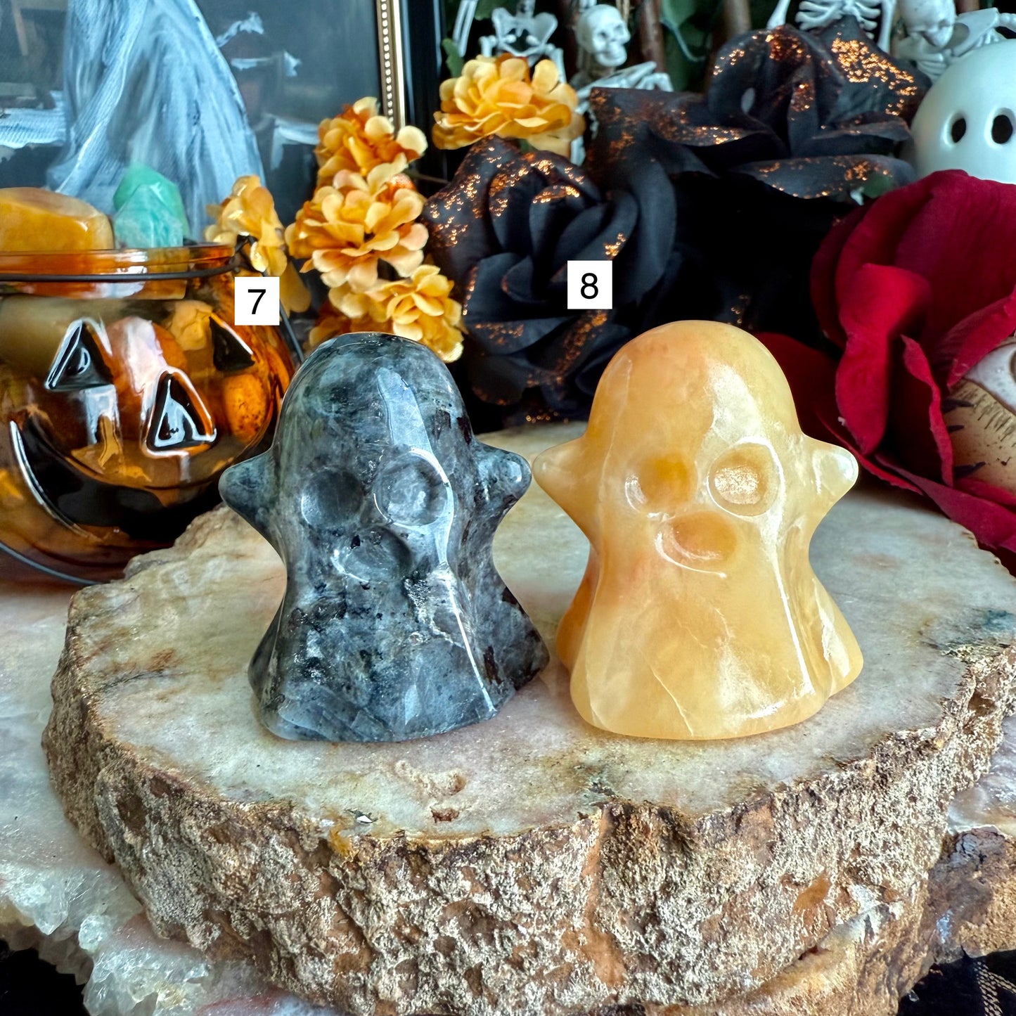 Large Assorted Carved Ghost, Choose Your Own!