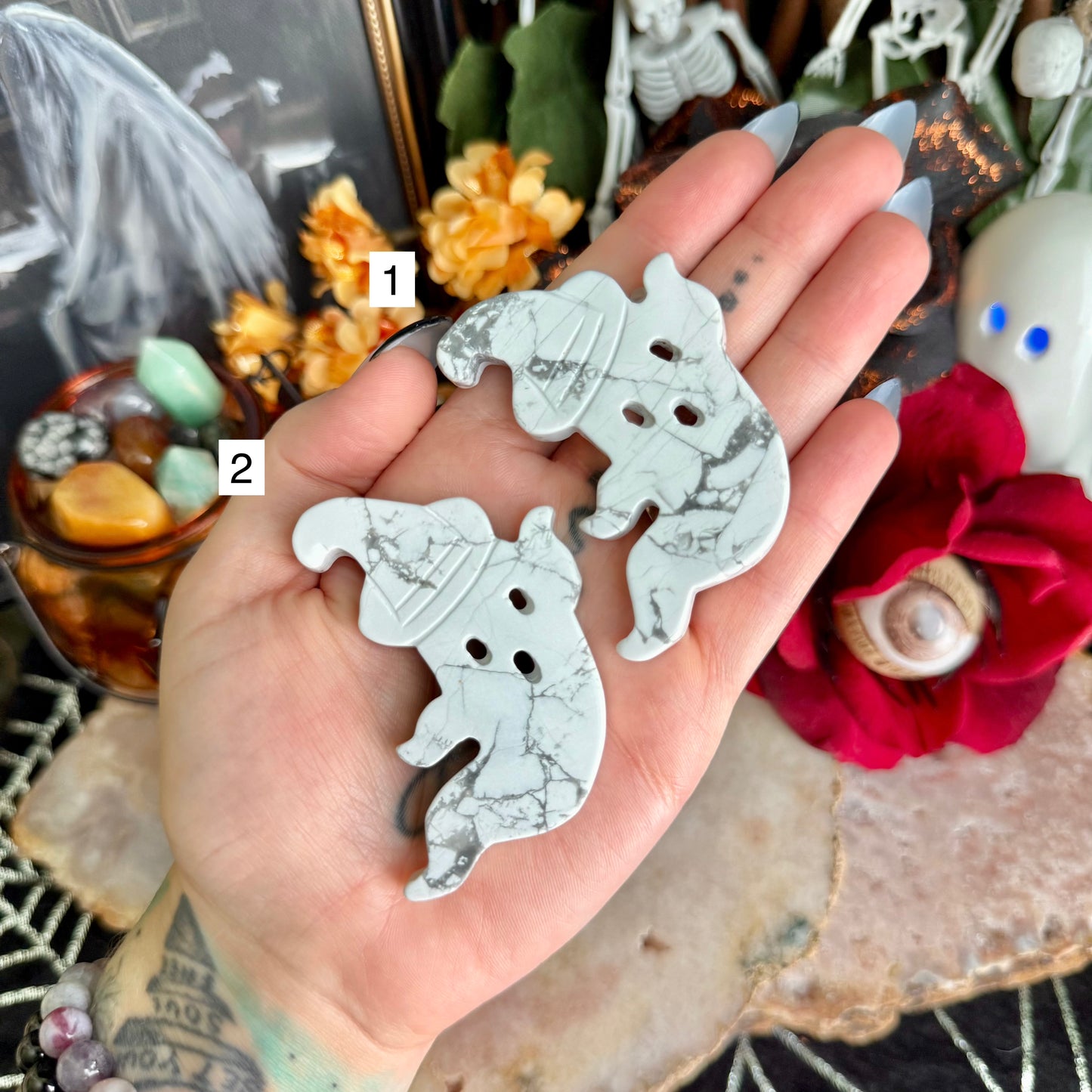Assorted Carved Ghosts, Choose Your Own!