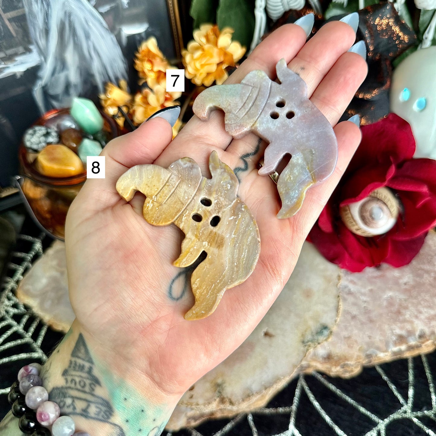 Assorted Carved Ghosts, Choose Your Own!