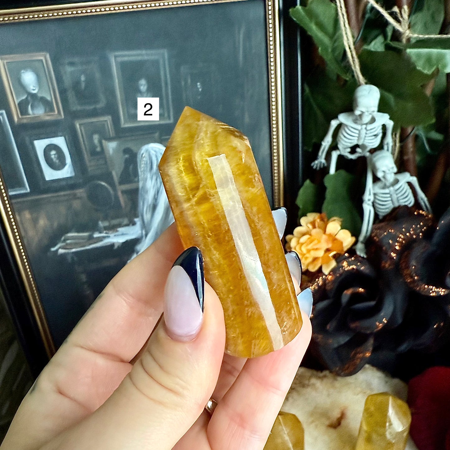 Yellow Fluorite Tower, Detoxifying, Aura Cleansing