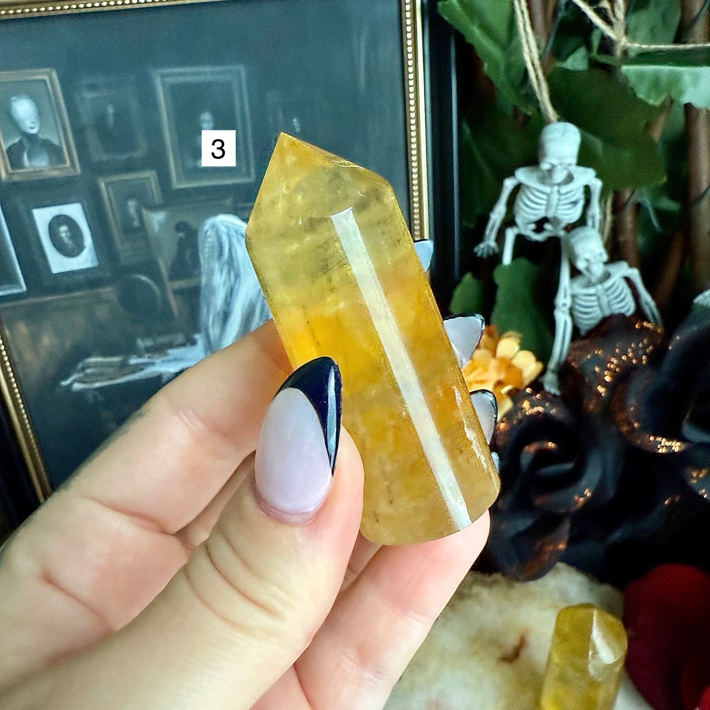 Yellow Fluorite Tower, Detoxifying, Aura Cleansing