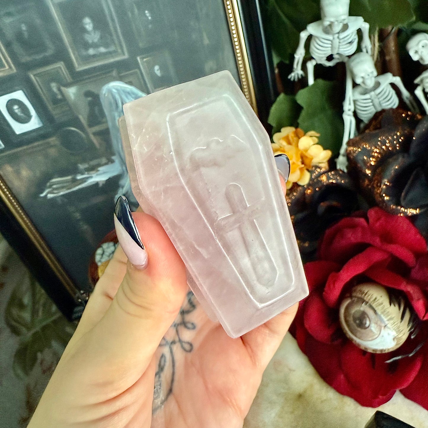 Large Assorted Carved Coffin, Choose Your Own!