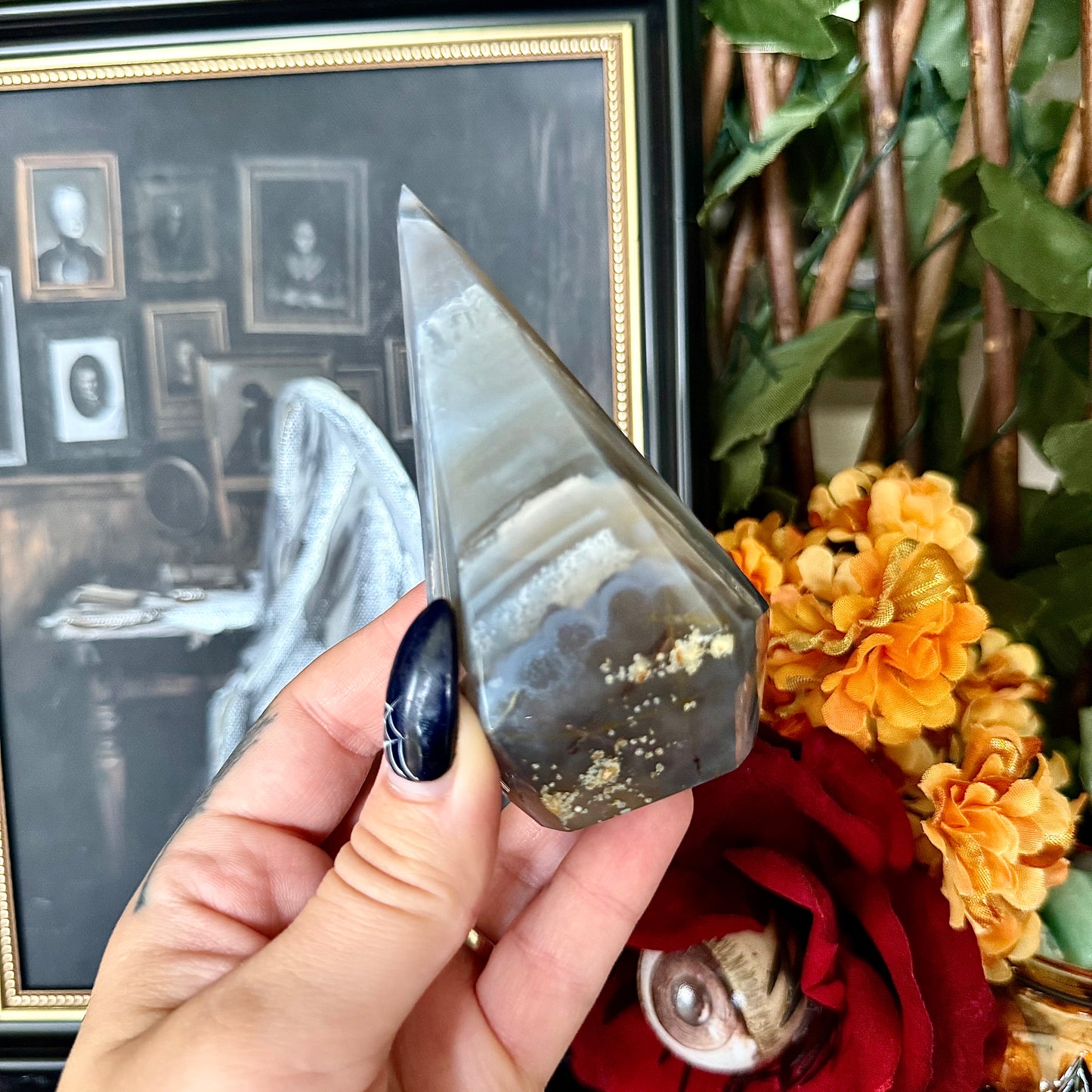 Druzy Agate Diamond, Inner Peace, Calming Stone