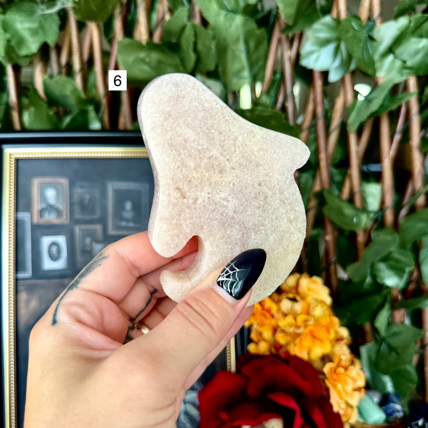Druzy Pink Amethyst Carved Ghosty, Heart Chakra, New Beginnings Stone