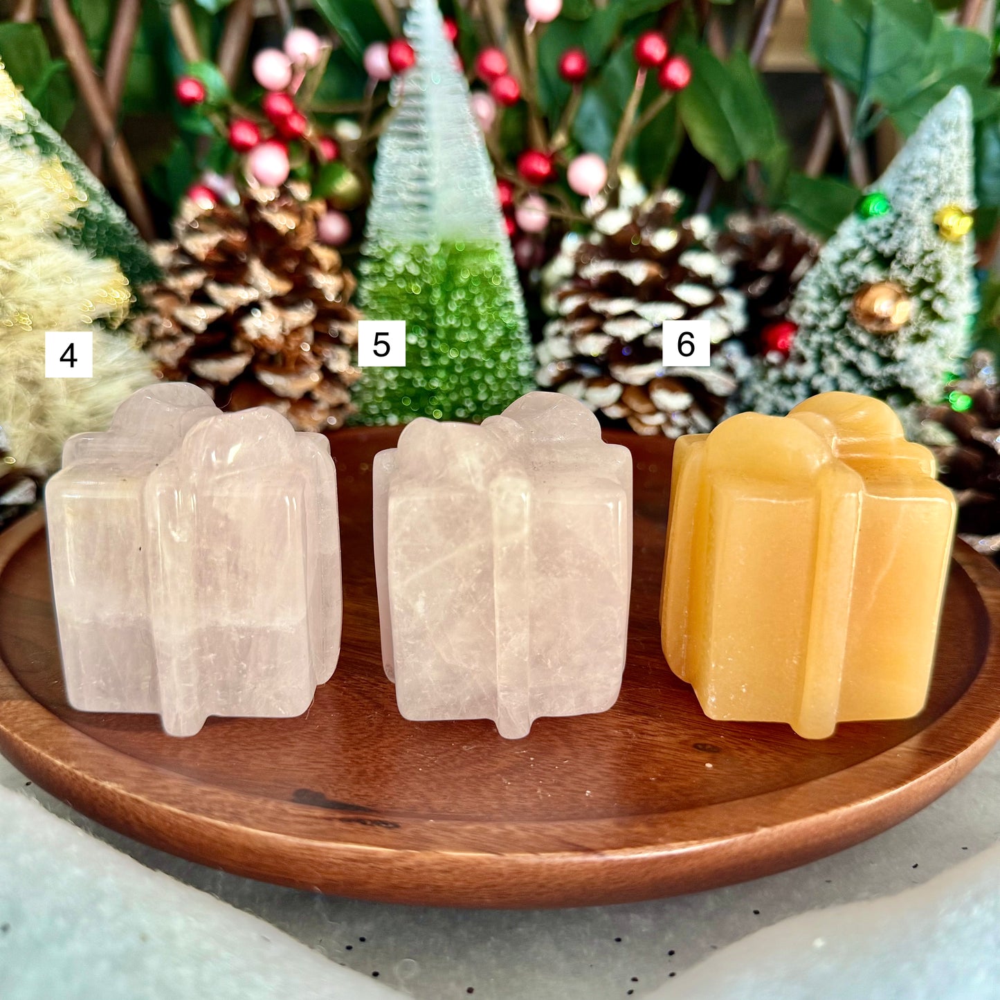 Assorted Large Carved Christmas Present, Choose Your Own!