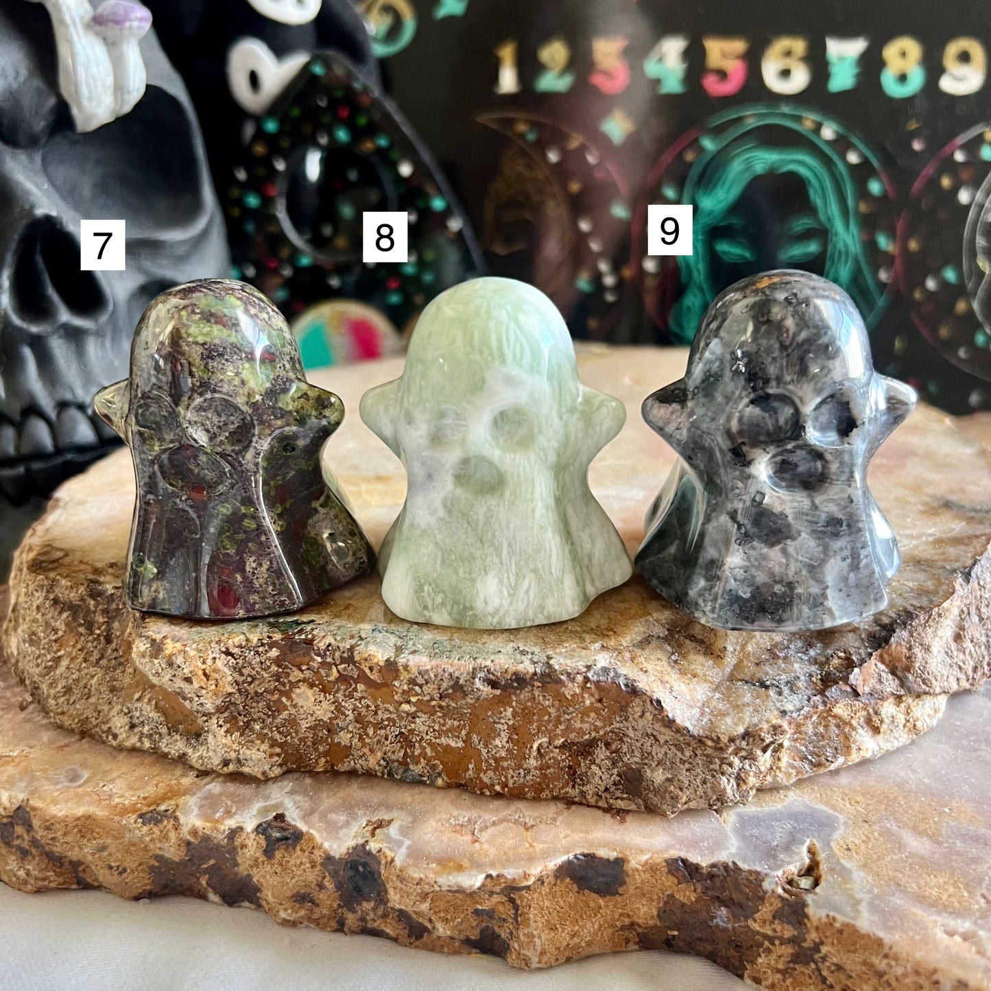Large Assorted Carved Ghost, Choose Your Own!