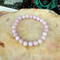 Kunzite 8mm Bracelet, Heart Chakra, Love Stone