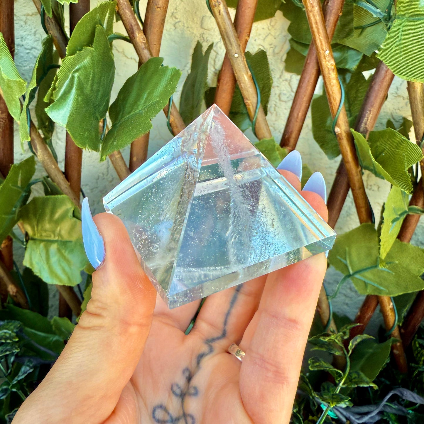 Highest Quality Clear Quartz Pyramid, High Vibrating, Master Healer