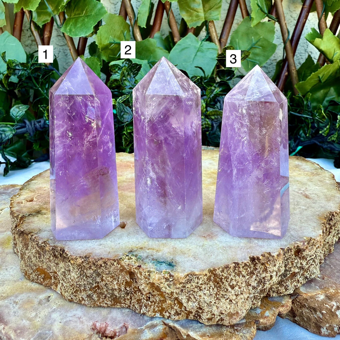 Highest Quality Amethyst Tower, Third Eye Chakra, Stress Relieving