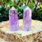 Highest Quality Amethyst Tower, Third Eye Chakra, Stress Relieving