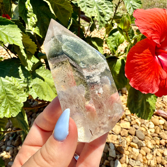 Highest Quality Garden Quartz Tower, Spiritual Growth, Emotional Healing