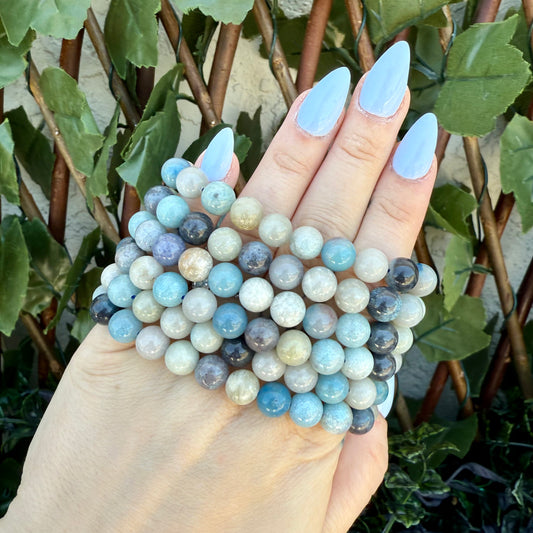 Rare Trolleite 8mm Bracelet, Calming & Positivity Stone