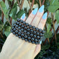 Black Tourmaline 8mm Bracelet, Protection Stone, Cleansing Crystal