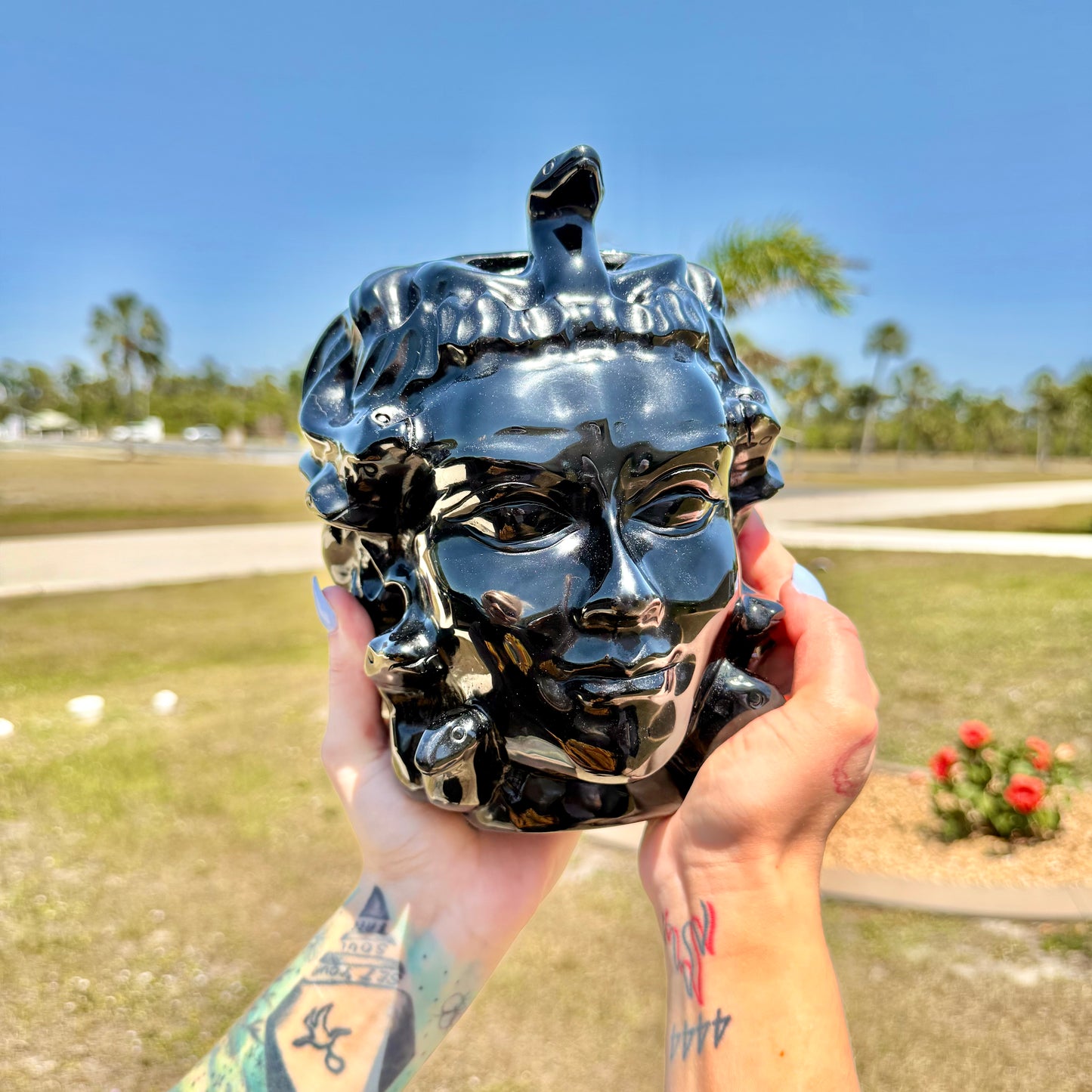 RAFFLE XXL Black Obsidian Medusa Head (ONLY 40 SPOTS AVAILABLE)