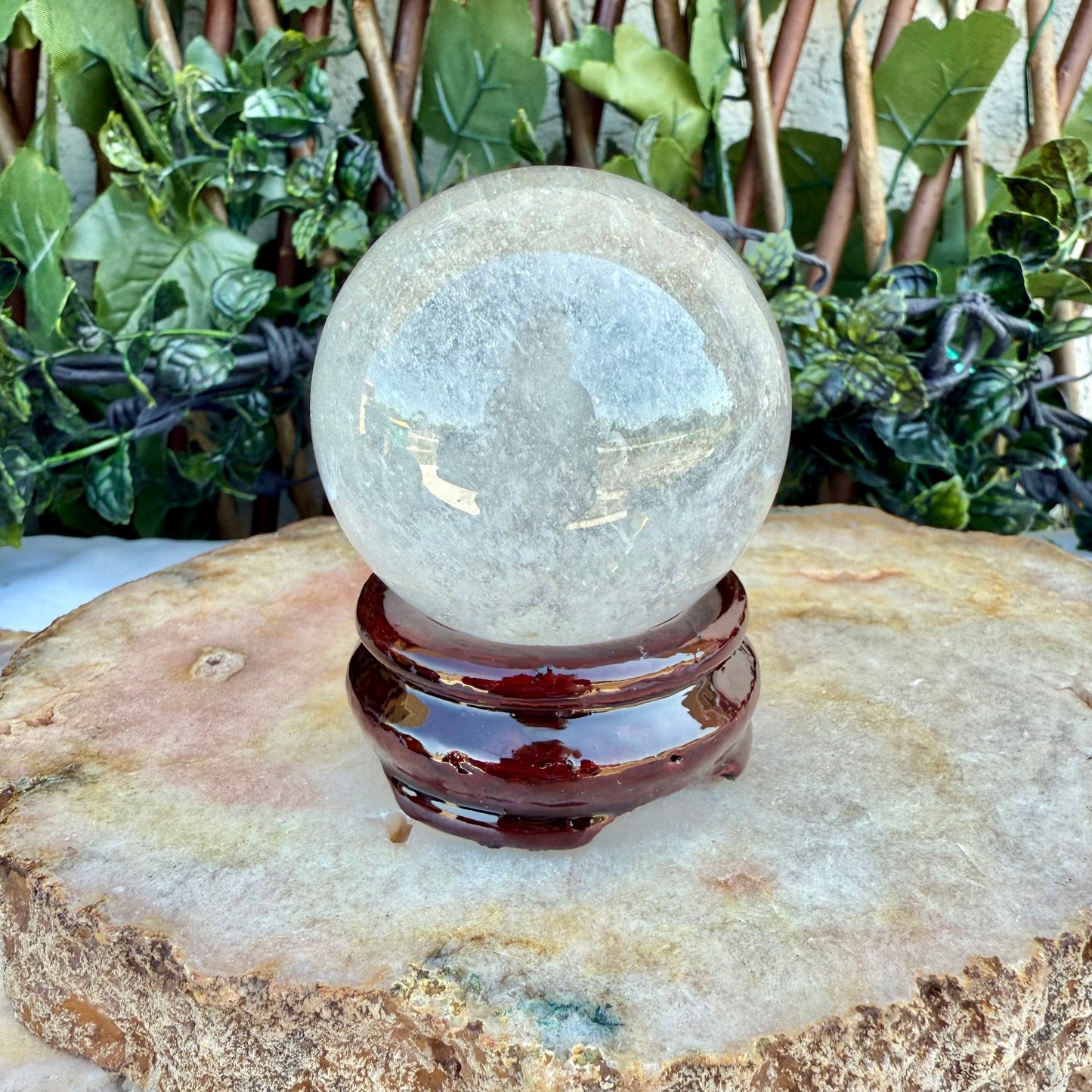 Highest Quality Clear Quartz Sphere, High Vibrating, Master Healer