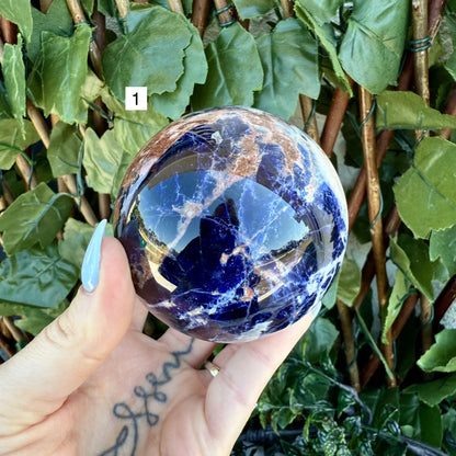 Large Sodalite Sphere, Protection & Balancing Stone