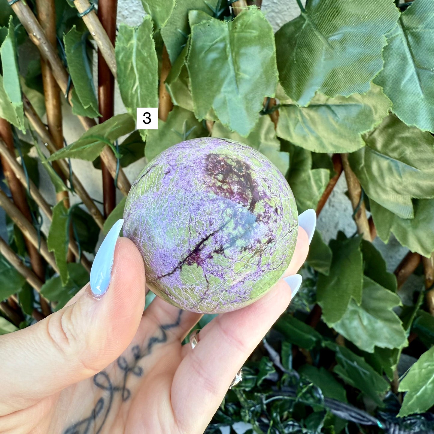 Rare Atlantisite Sphere, Awakening, Third Eye Stone