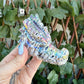Rainbow Aura Sphalerite Dragon Head, Emotional & Spiritual Balance
