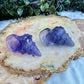 Assorted Carved Seashells, Fluorite, Amethyst, Strawberry Quarzt