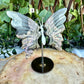 UV Reactive Volcanic Agate Butterfly, Intuition, Grounding Stone