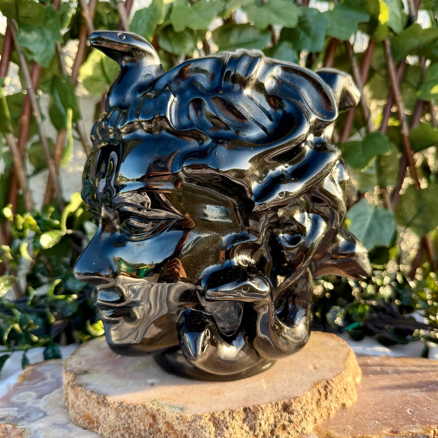 RAFFLE XXL Black Obsidian Medusa Head (ONLY 40 SPOTS AVAILABLE)