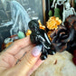 Black Obsidian Carved Ghostface, Negativity Stone, Protection