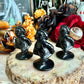 Black Obsidian Carved Chucky, Child's Play, Protective Stone
