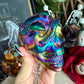 Titanium Obsidian Snake Skull, High Vibrating, Protective Stone