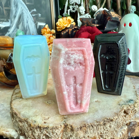 Large Assorted Carved Coffin, Choose Your Own!