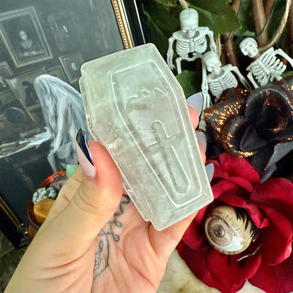 Large Assorted Carved Coffin, Choose Your Own!