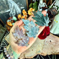 Ocean Jasper Carved Fall Leaf, Rebirth & Regeneration Stone