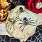 Spider Carved Crystal, Tigers Eye, Dream Amethyst