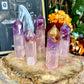 Amethyst & Rose Quartz Tower, Self-Love, Third Eye