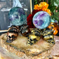 Rainbow Fluorite Sphere, Detoxing & Negativity Stone