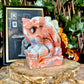 Druzy Pink Agate Carved Dragon, Self-Love, Heart Chakra