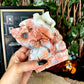 Druzy Pink Agate Carved Dragon, Self-Love, Heart Chakra