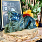 High-Flash Labradorite Carved Dragon, Blue Flash, Intuition Crystal