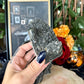 Black Amethyst Cut Base, Grounding, Negativity Stone