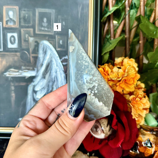 Druzy Agate Diamond, Inner Peace, Calming Stone