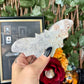 Pink Amethyst Carved Bat, Heart Chakra, New Beginnings Stone