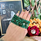 8mm Emerald Bracelet, Rebirth, Balancing Stone