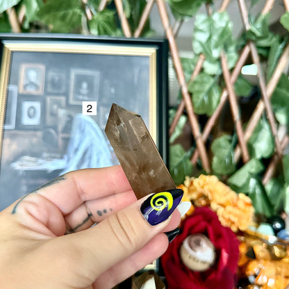 Smoky Quartz Tower, Grounding, Protection Stone