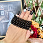 8mm Black Obsidian Bracelet, Intense Protection, Negativity Crystal