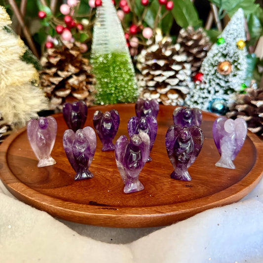 Highest Quality Amethyst Angel, Stress Relief, Third Eye Chakra