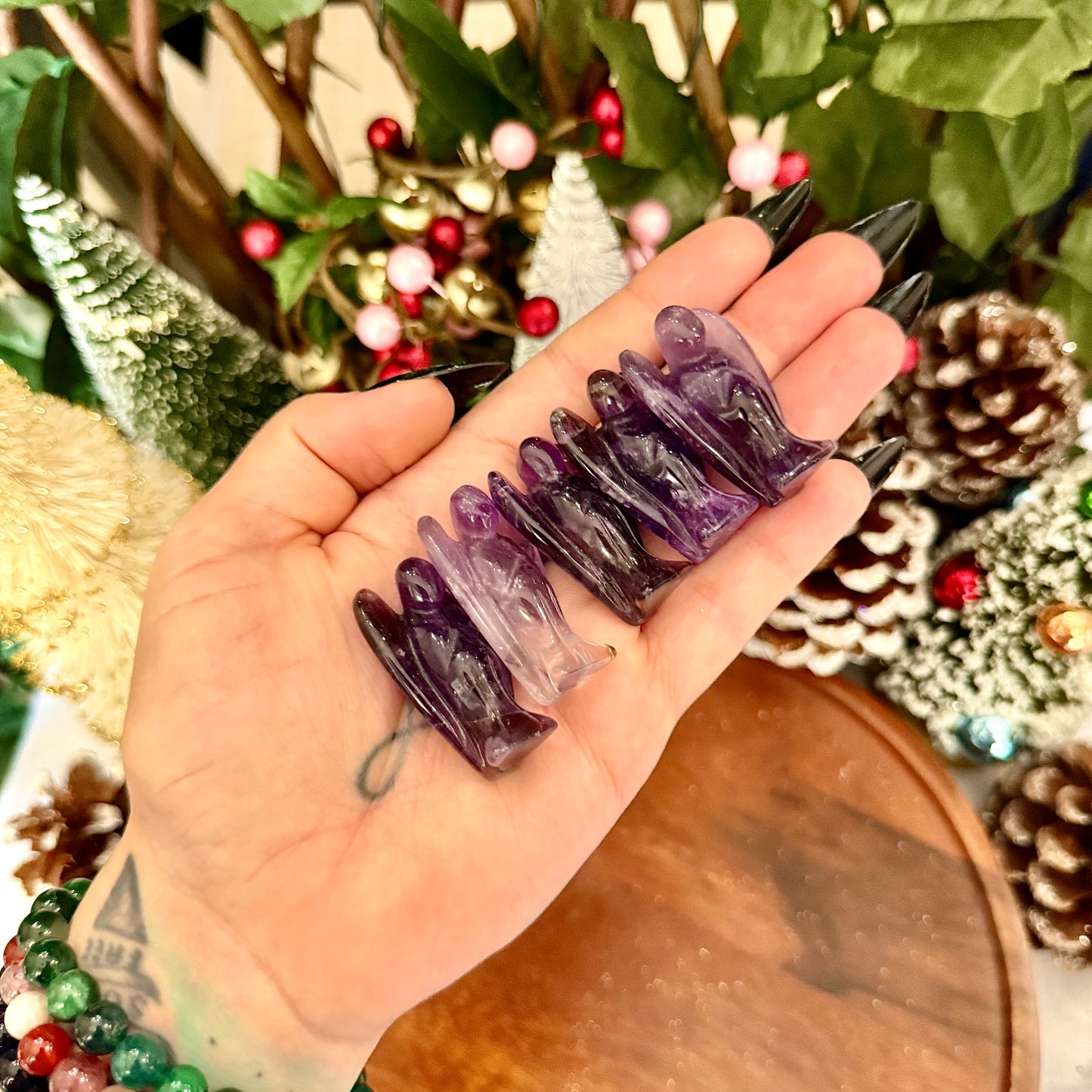 Highest Quality Amethyst Angel, Stress Relief, Third Eye Chakra