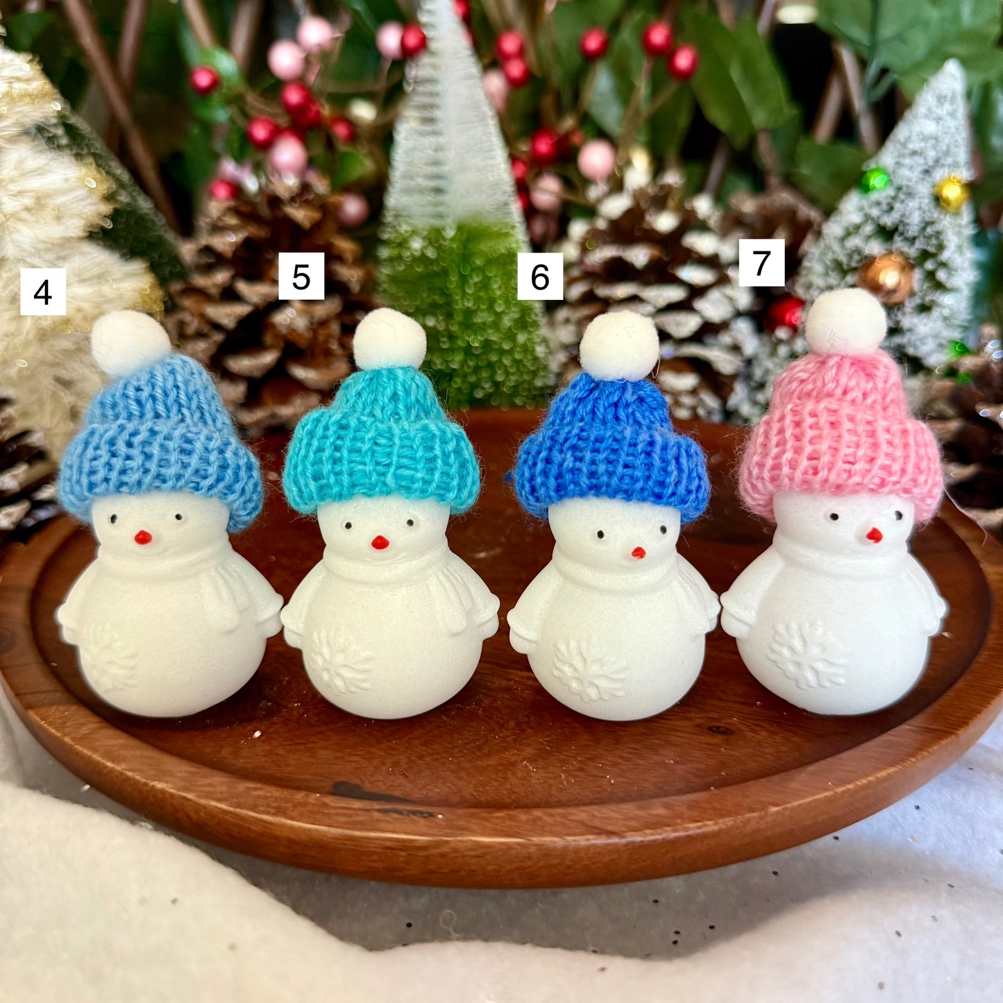 White Jade Carved Snowman, Clarity and Purity Stone